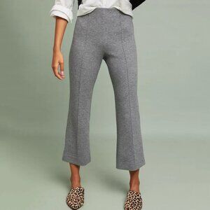 Anthropologie Margot Kick Flare Cropped Knit Pants Small